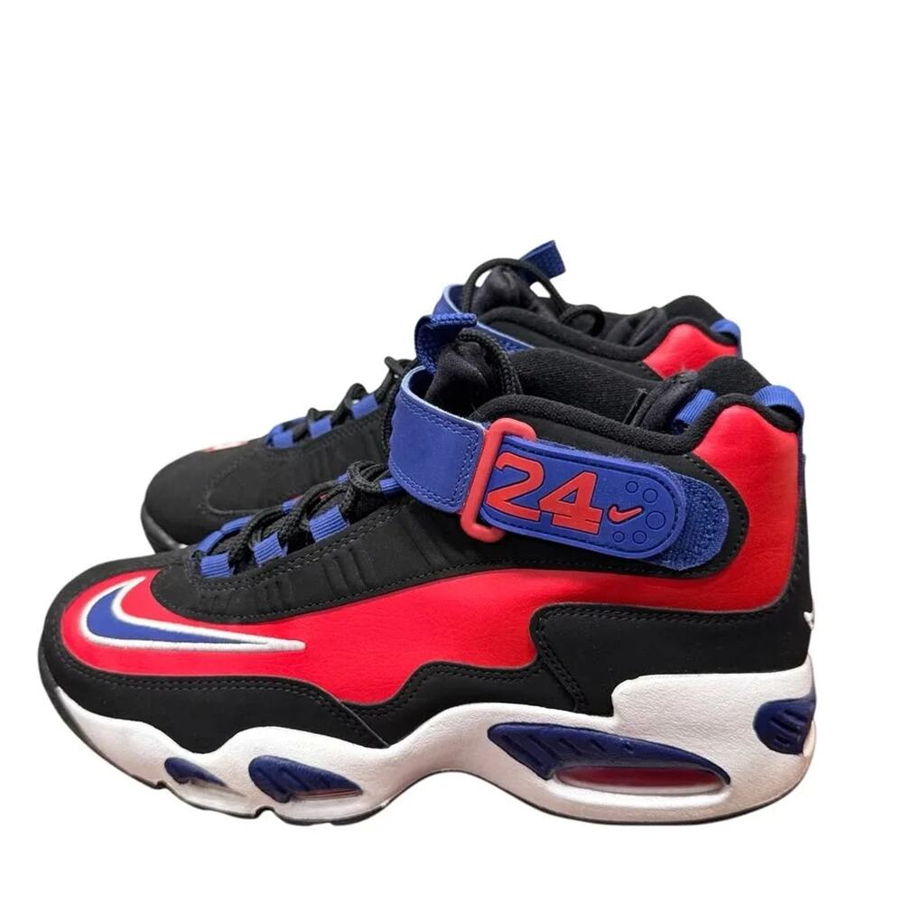 Nike Air Griffey Max 1 High-Top Sneakers Black Red - Picture 3 of 9